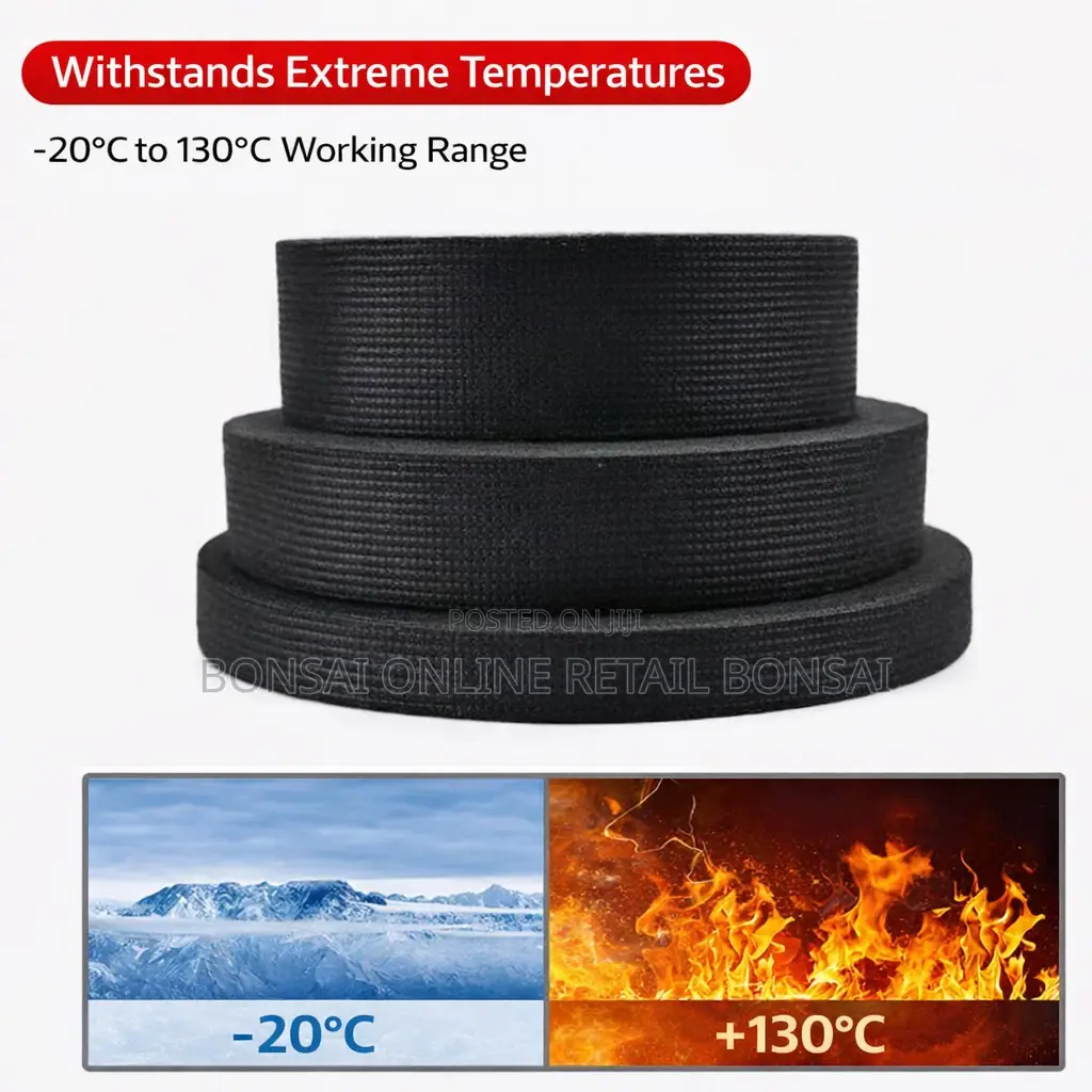 15m Automotive Wire Harness Cloth Tape, Flame Retardant Wrap
