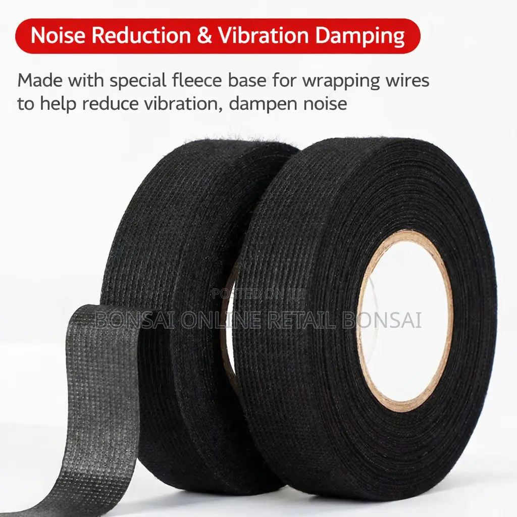 15m Automotive Wire Harness Cloth Tape, Flame Retardant Wrap