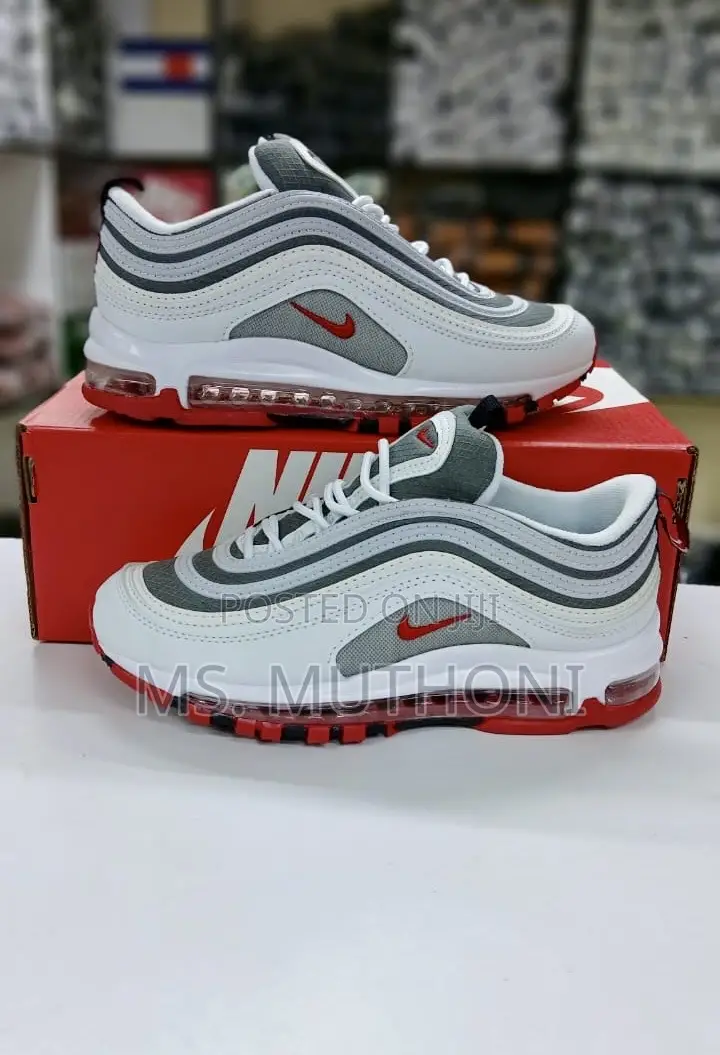 Classic Platinum/Aurora Green/White Colorway Airmax 97