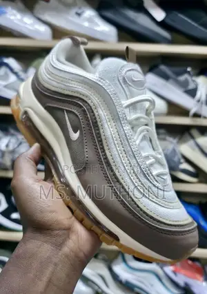 Classic Platinum/Aurora Green/White Colorway Airmax 97
