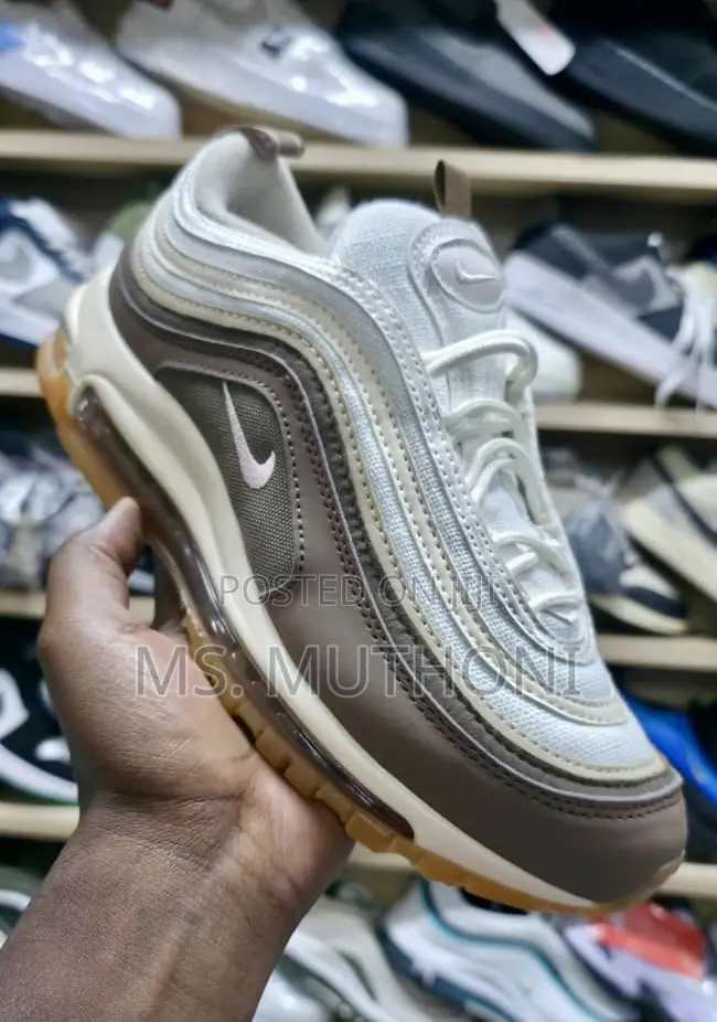 Classic Platinum/Aurora Green/White Colorway Airmax 97