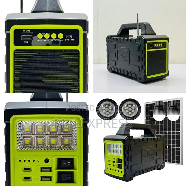 Cl-3609 Portable Solar Power Station 12v 7ah Ac/Dc Usb