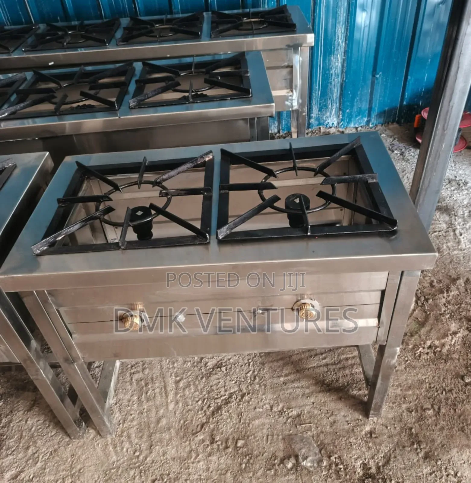 Compact Elite Stainless Two Burner Gas Cooker