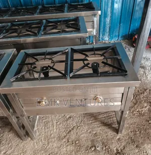 Compact Elite Stainless Two Burner Gas Cooker