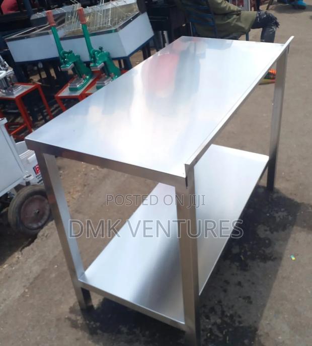 Robust Pure Stainless Working Table Top