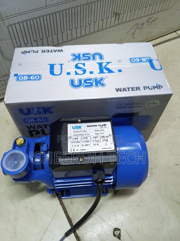 0.5hp Usk Booster Water Pump - main view