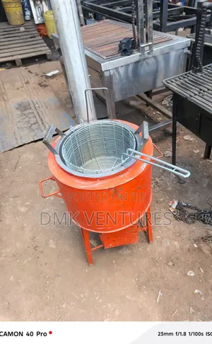 Robust Firewood Chips Fryer Jiko