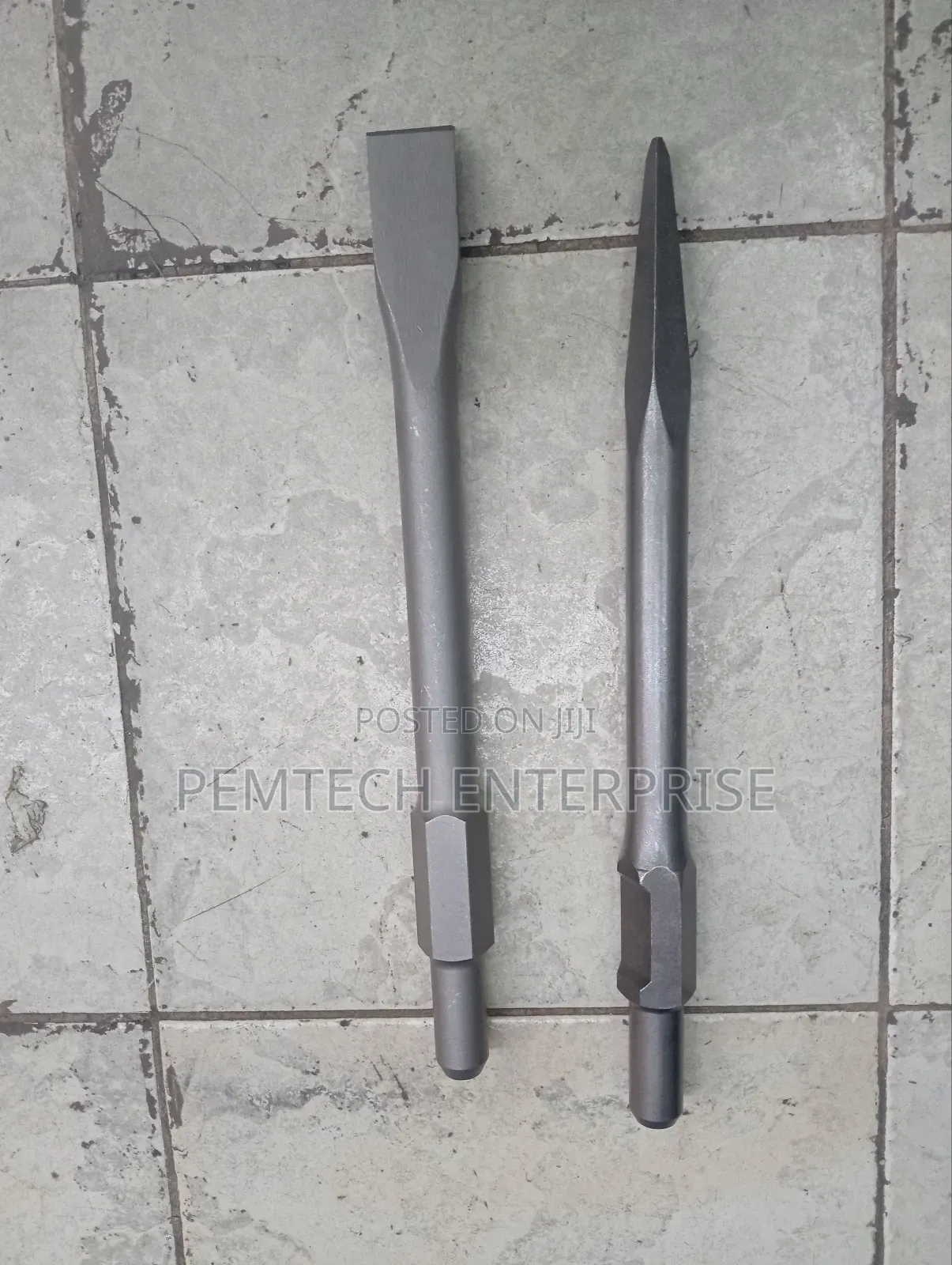 Hex Shank Chisels for Demolition Hammers.