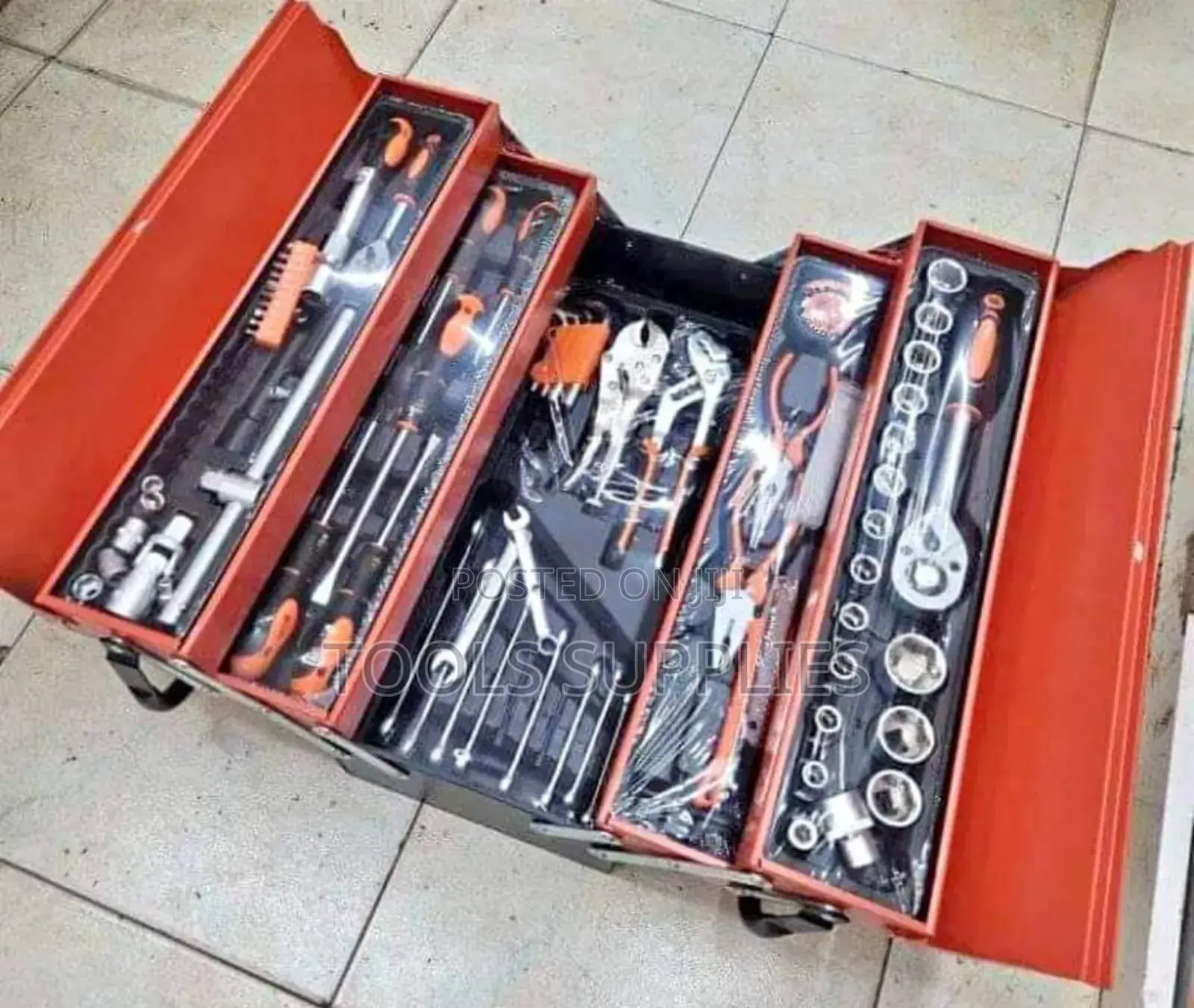 87 PCS Mechanical Metal Tools Box