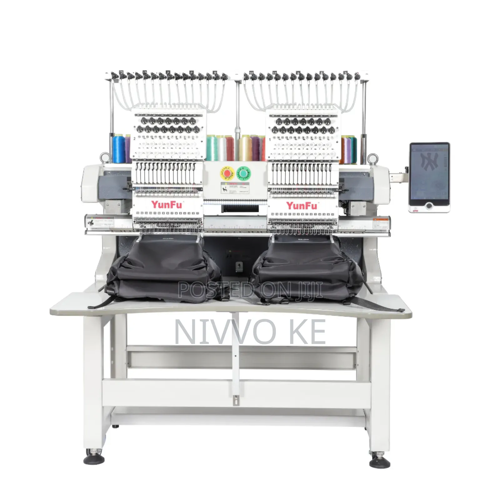 Dual-Head 9-Needle Embroidery Machine – Built for Fast Production