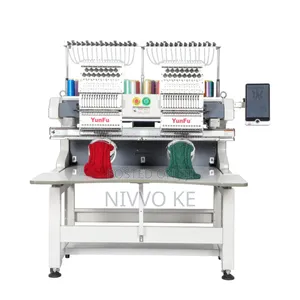 Dual-Head 9-Needle Embroidery Machine – Built for Fast Production