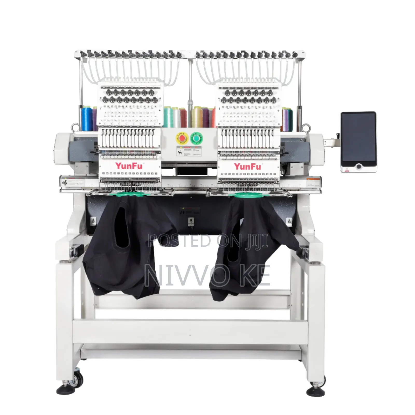 Dual-Head 9-Needle Embroidery Machine – Built for Fast Production