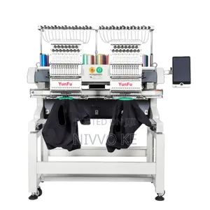 Dual-Head 9-Needle Embroidery Machine – Built for Fast Production