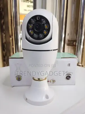 380° Wifi Panorama CCTV Bulb Camera With Night Vision