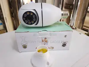 360° Panorama E27 Wifi Security Camera Motion Detection