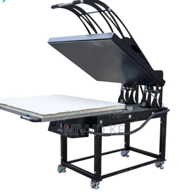 80×100cm Size A0 Heavy-duty Flatbed Heat Transfer Press Machine - thumbnail 3