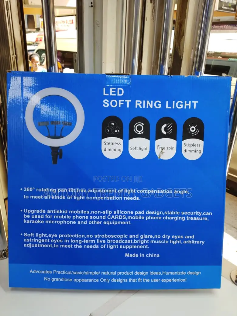 Ljj-45 18-inch Led Ring Light With Stand