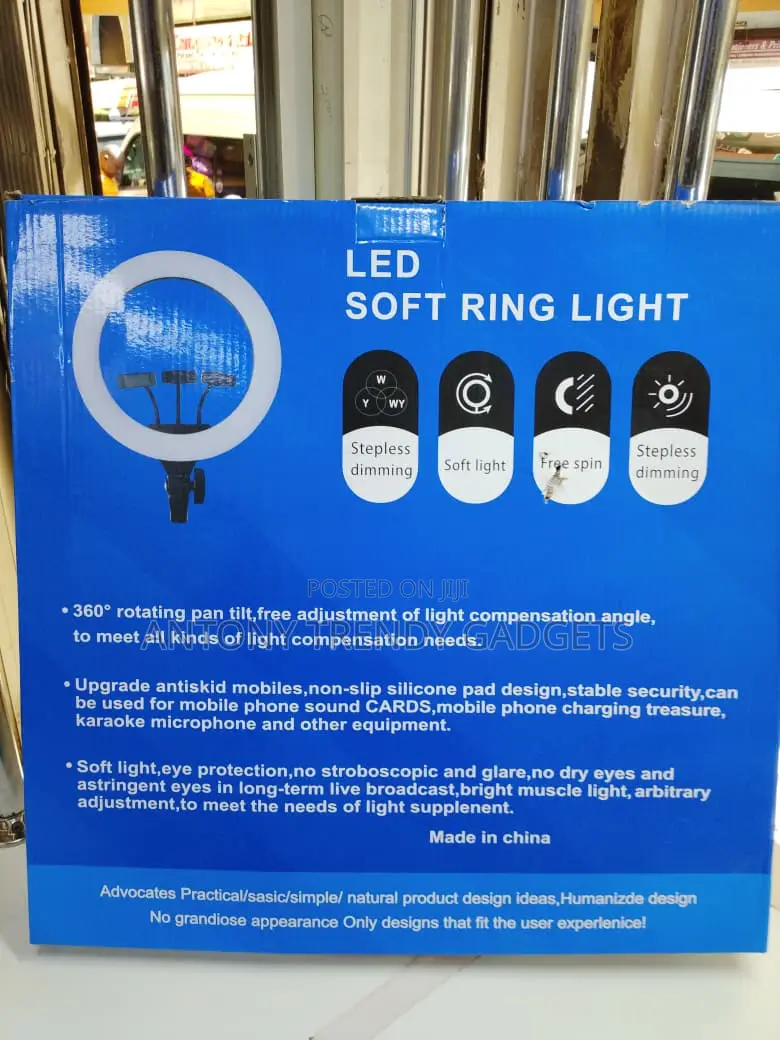 Professional 18′′ Ring Light For Makeup, Video & Photography