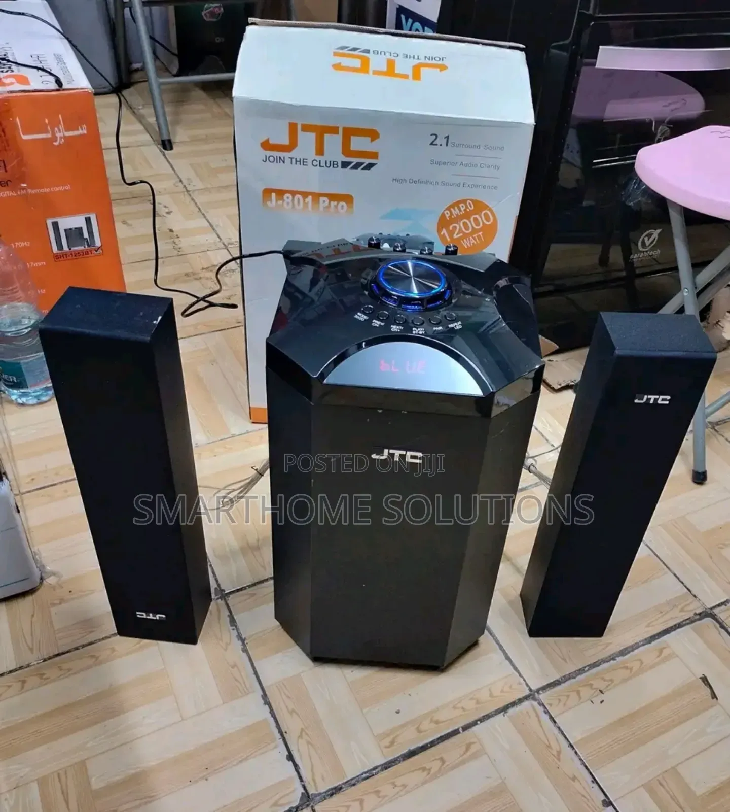Jtc Mtungi 2.1ch Hometheatre-bt/Fm/Usb-12,000w-system