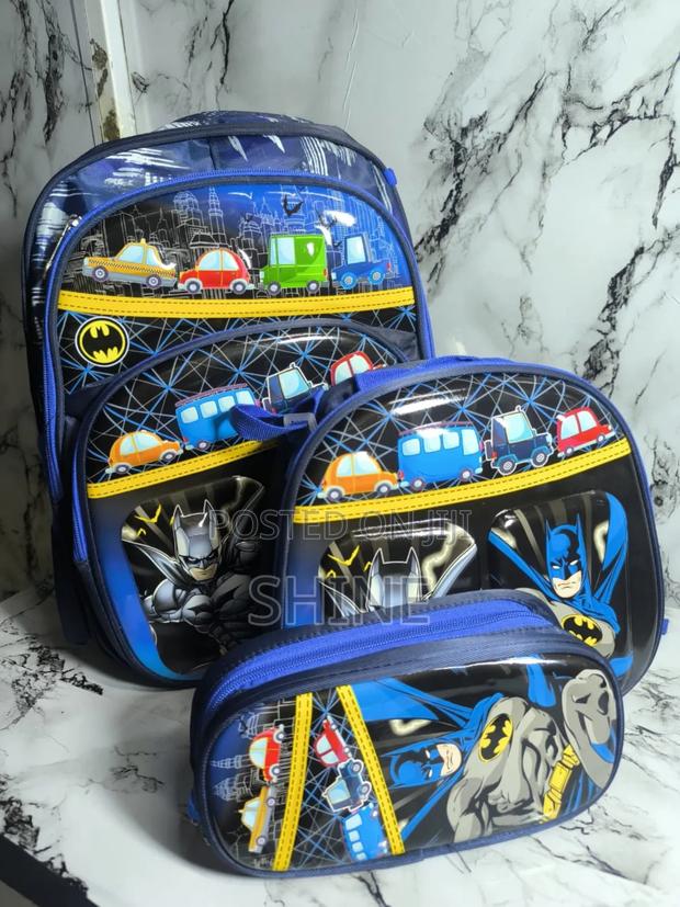 3 in 1 Cartoon School Bag Set - thumbnail 3