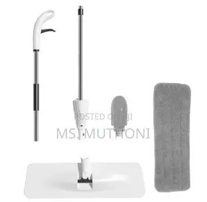Microfiber Spray Mop With Sprayer and Stainless Steel Handle,