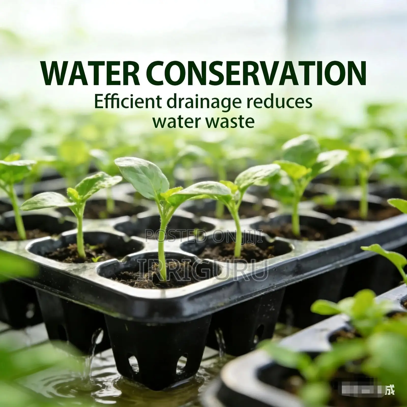 Energy-saving Seedling Tray, Conserves Water And Soil Ideally