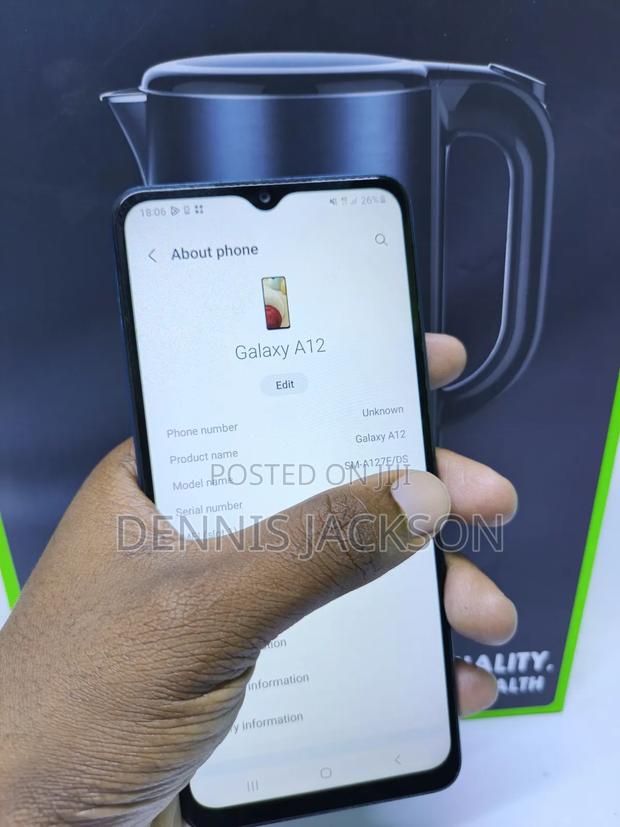 Samsung Galaxy A12 64 GB Blue - thumbnail 4