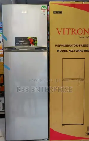 Brand New 
Vitron 269l No Frost Double Door Refrigerator Fridge