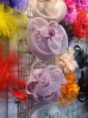 Light Grey Lavender Purple Executive Fascinators - thumbnail 2