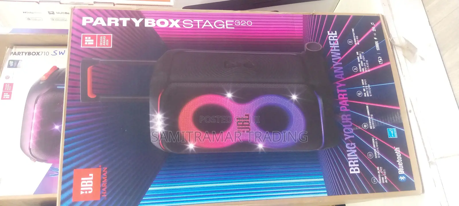 JBL Party Box Stage 320 High Power Portable Wireless Party Speaker