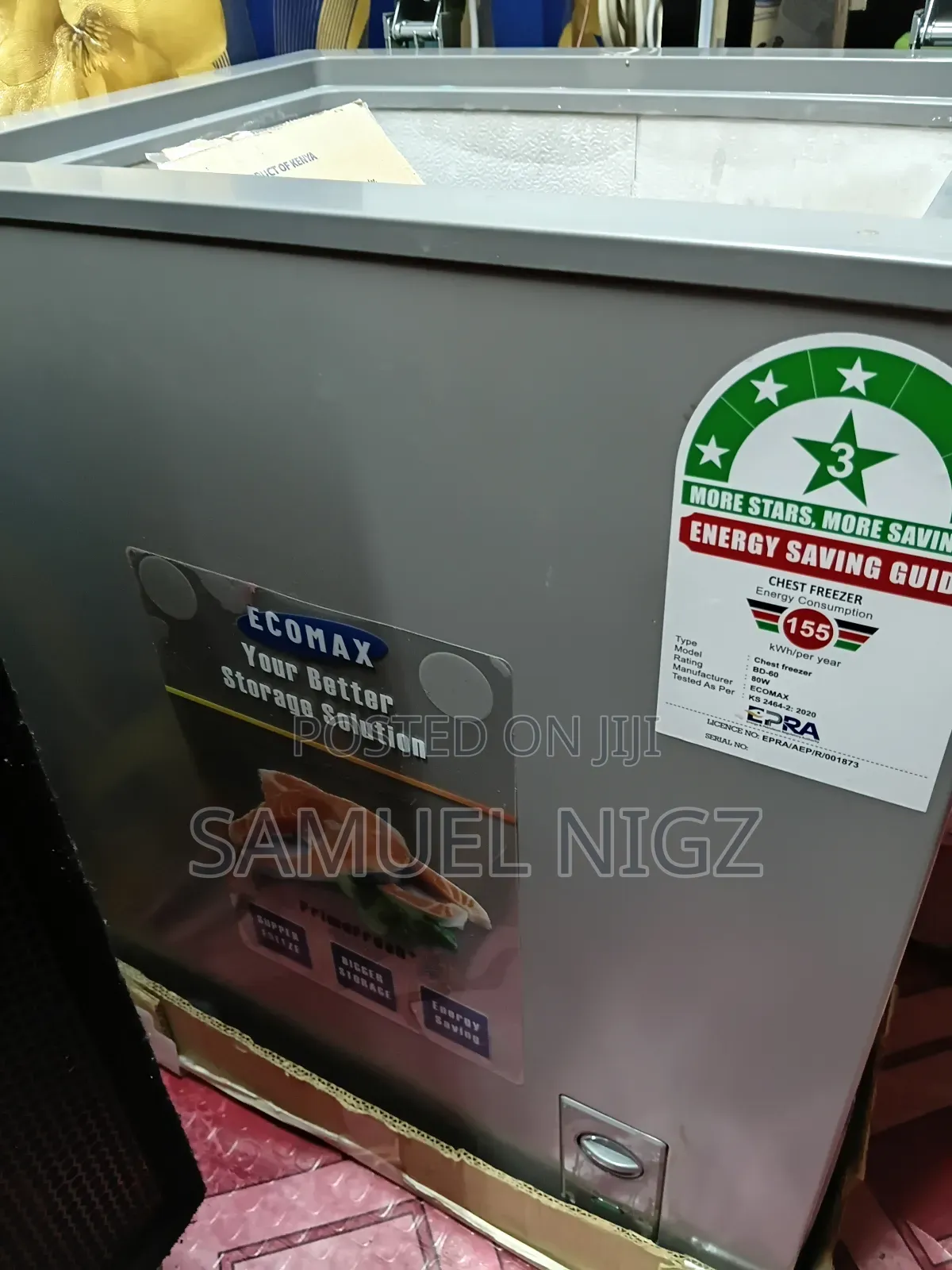 Ecomax 60 Litres Deep Freezer
