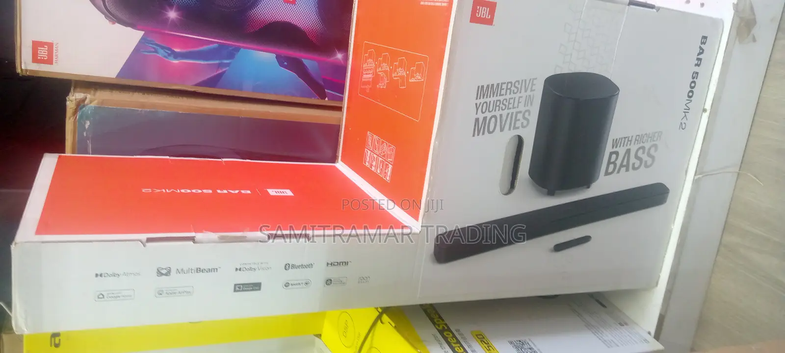 JBL Bar 500mk2 High Power 5.1-Channel Dolby Atmos Sound Bar 750w (Rms)