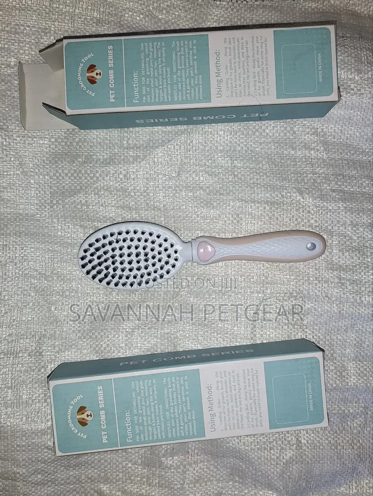 Double Sided Bristle Dog and Cat Grooming Brush