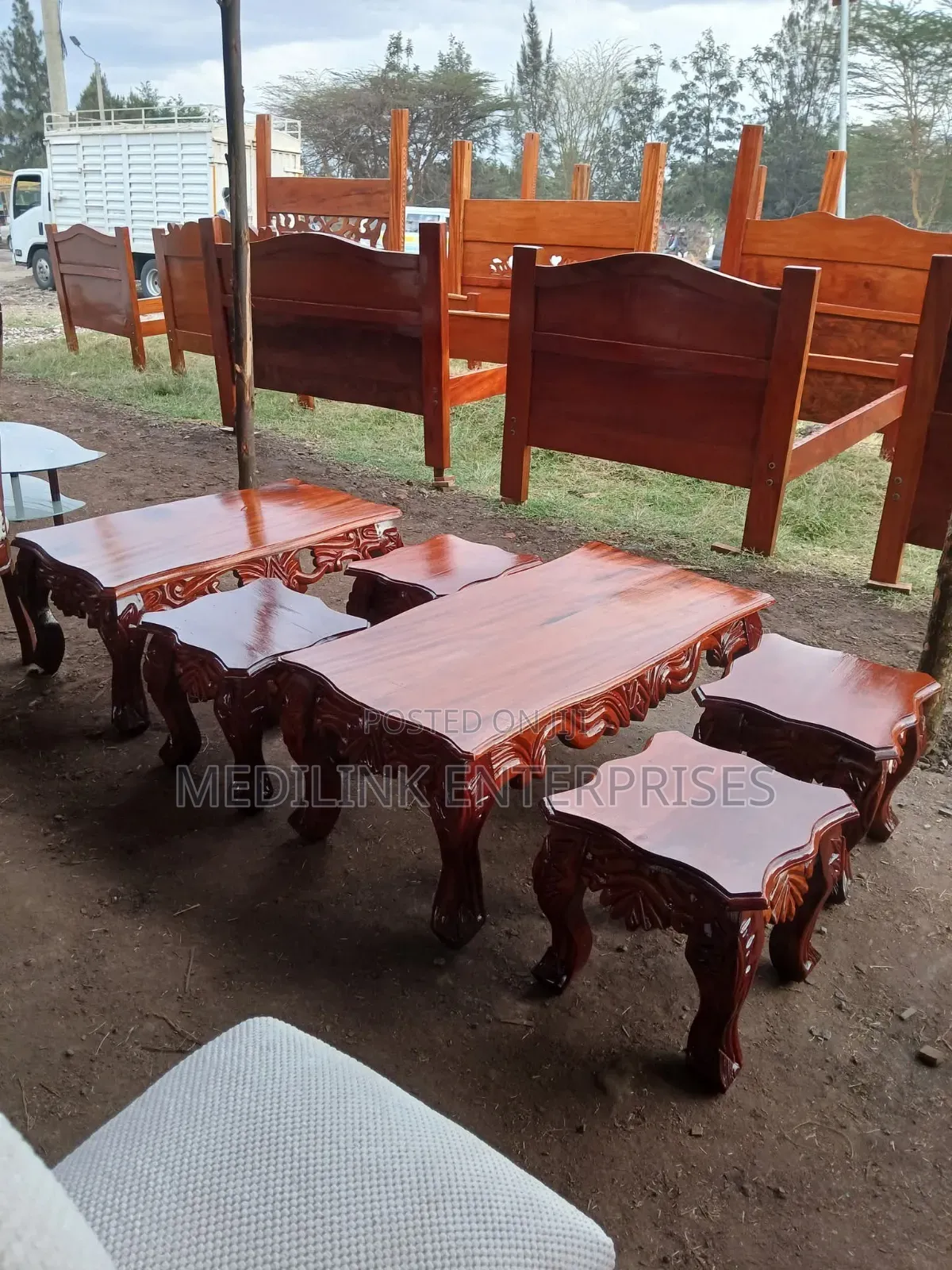 Oman Design Vanish Mahogany Coffee Table