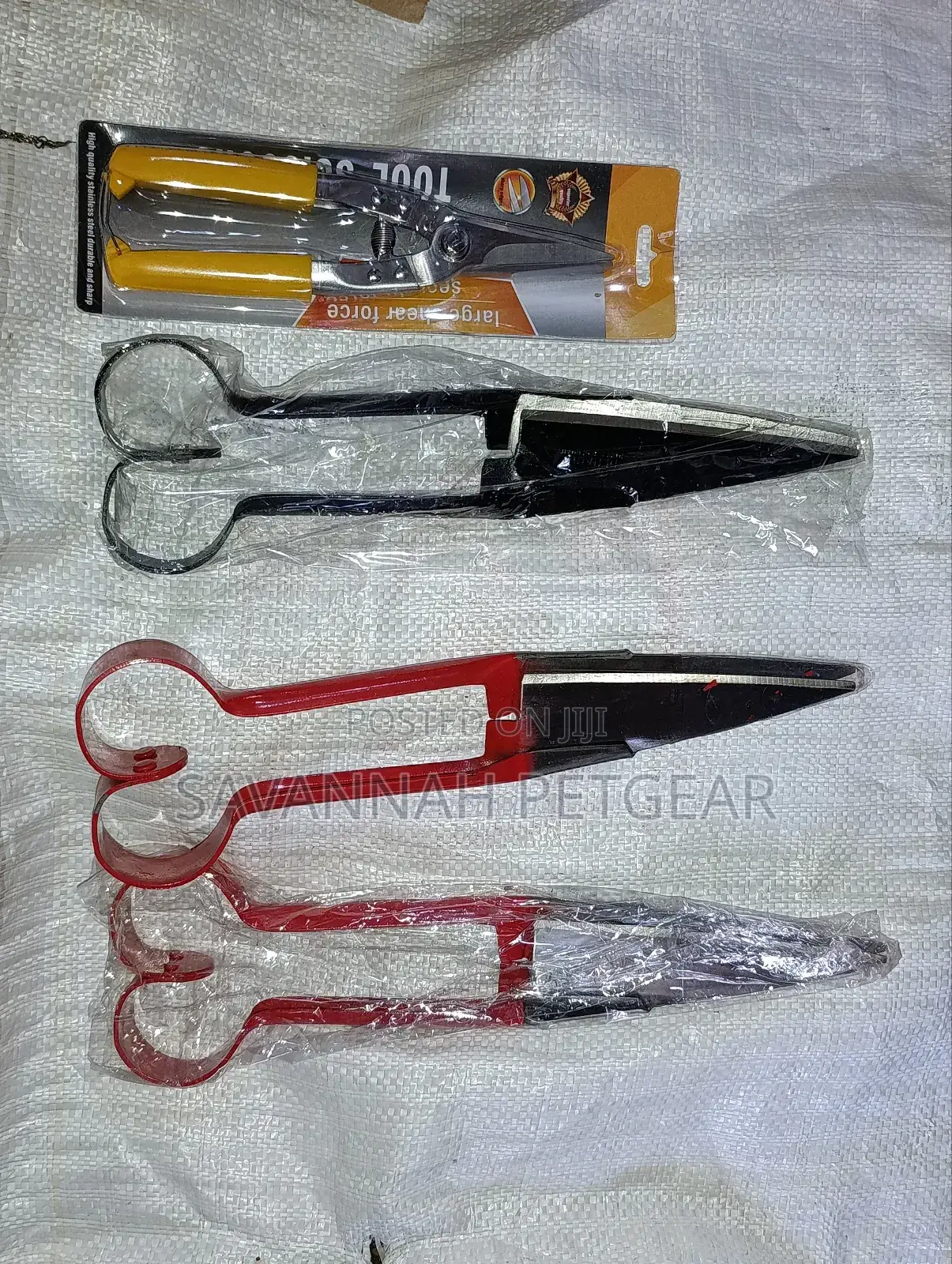 Pet Manual Wool Shears or Blade Sheep Shearing Scissors (Long Handles)