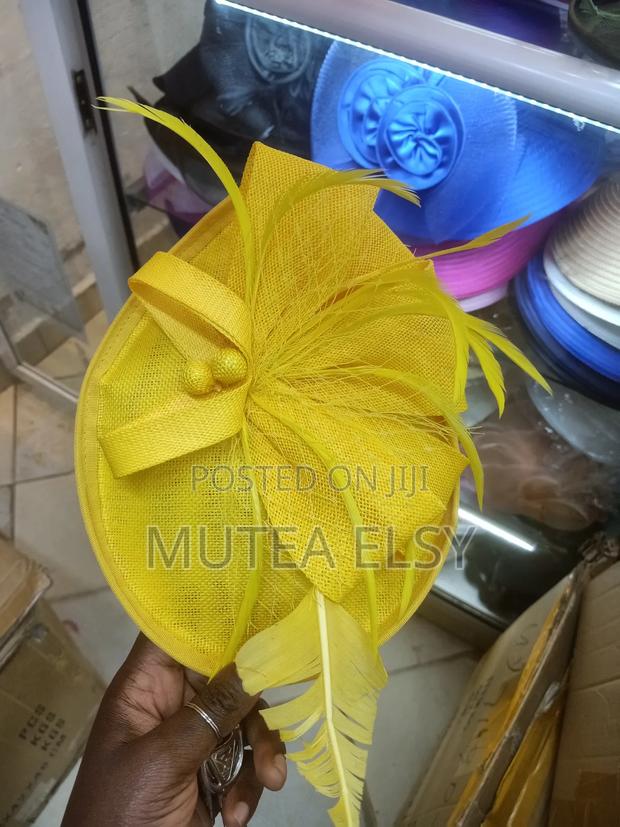 Multicoloured Quality Oval Fascinator Hats - main view