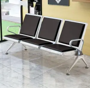 Heavy-Duty Office Link Chair for Banks Public Offices