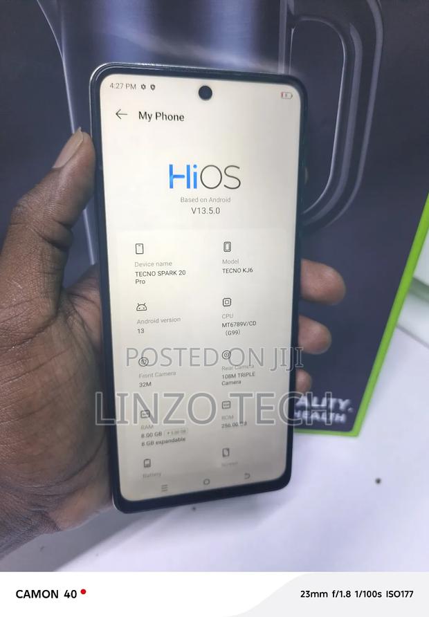 Tecno Spark 20 Pro 256 GB Silver - thumbnail 3