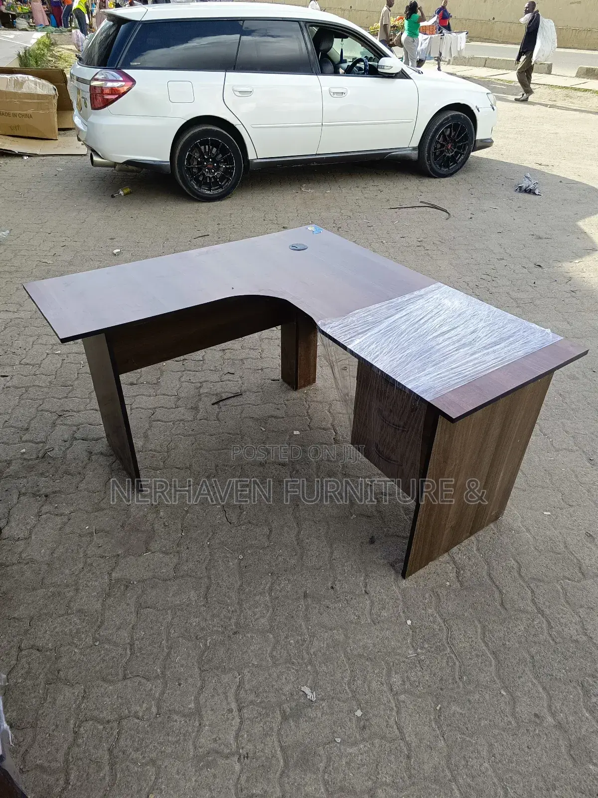 Executive L-Shape Desk for Office Home Office