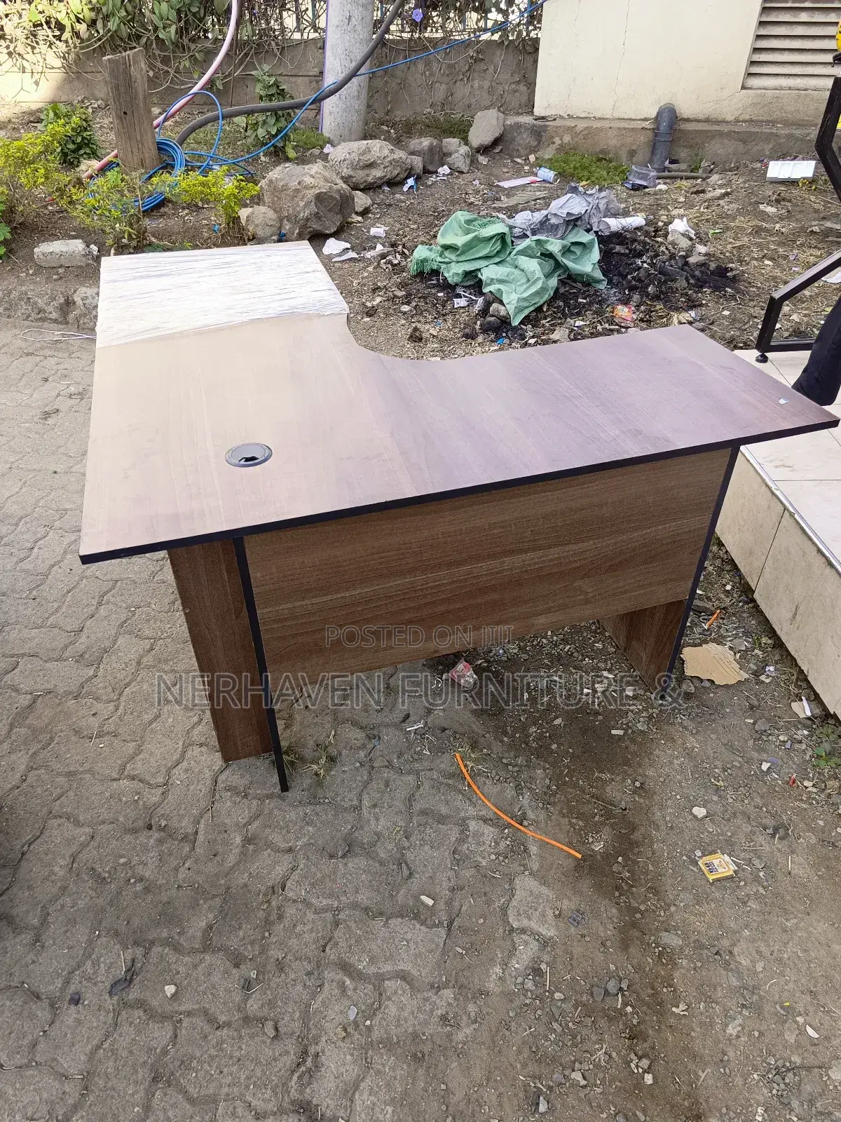 Executive L-Shape Desk for Office Home Office