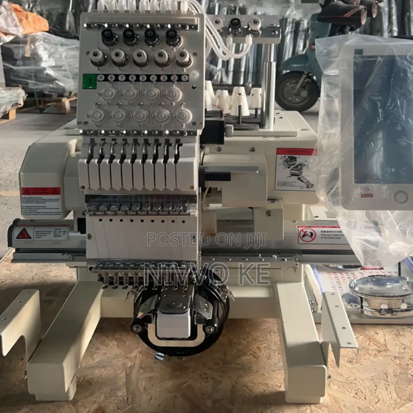 Embroidery Machine – Single Head 9-Needle (Compact Professional)