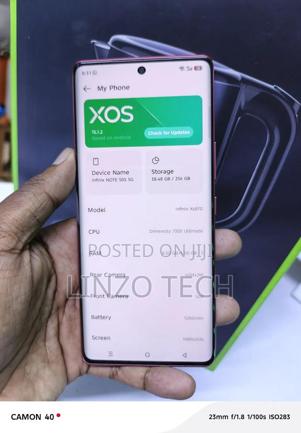 Infinix Note 50s 256 GB Purple - thumbnail 2