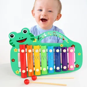 8-Key Wooden Xylophone Toy for Children,