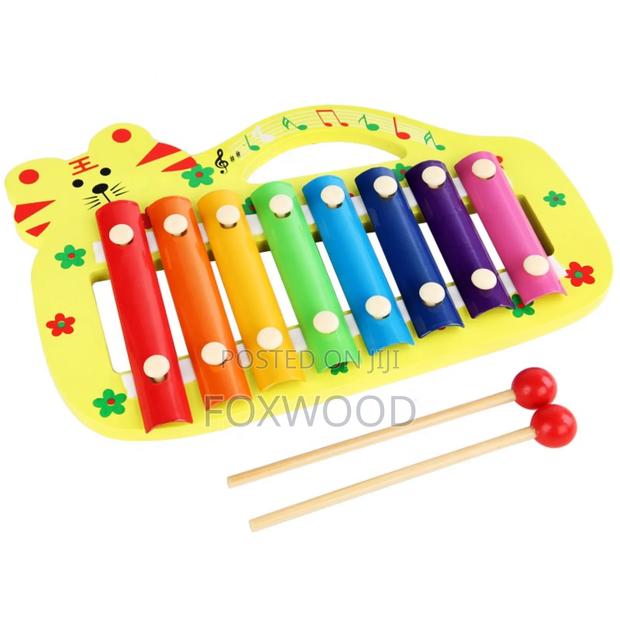 8-Key Wooden Xylophone Toy for Children, - thumbnail 4