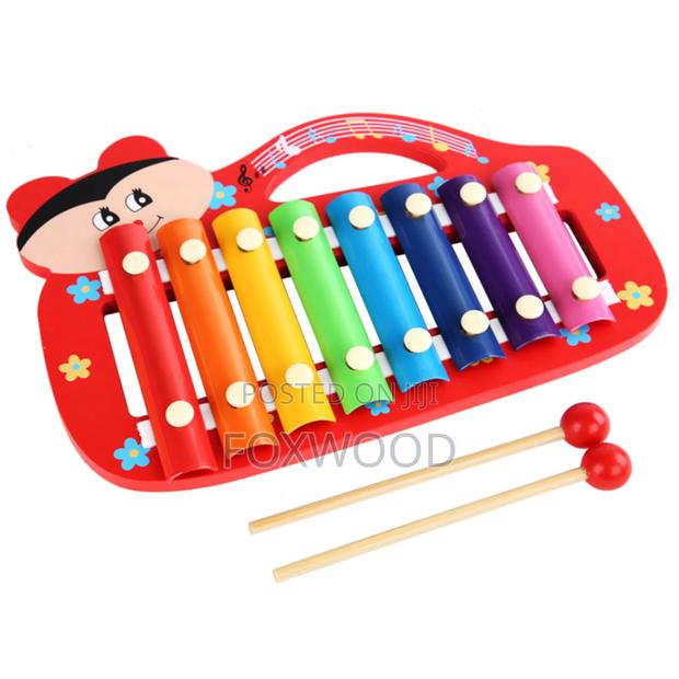 8-Key Wooden Xylophone Toy for Children, - thumbnail 5