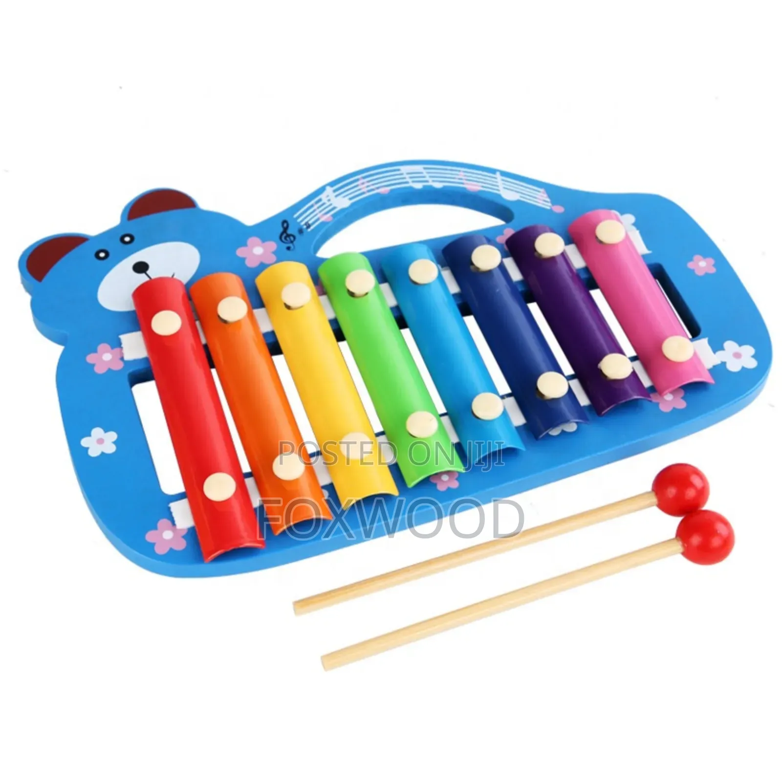 8-Key Wooden Xylophone Toy for Children,