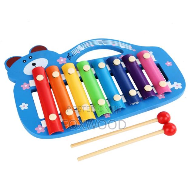 8-Key Wooden Xylophone Toy for Children, - thumbnail 6