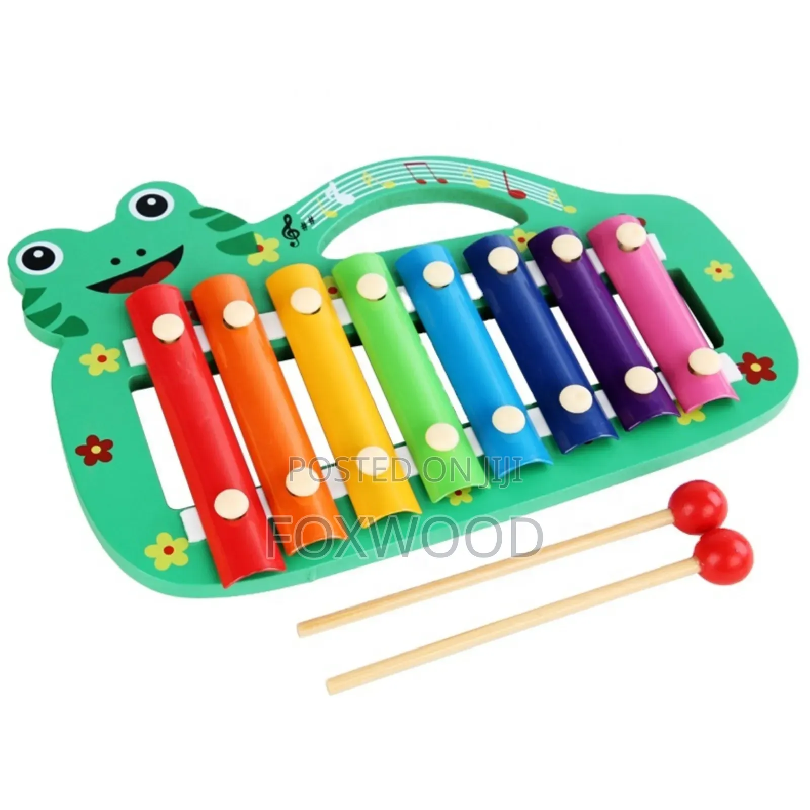 8-Key Wooden Xylophone Toy for Children,