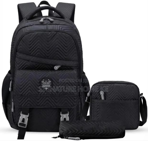 Chevron Patterned School/ Casual Bag - main view