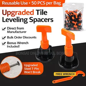 50 PCS Thickened Tile Leveler Tool for Wall and Floor Tile